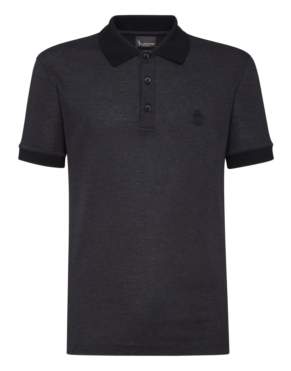 Polo shirt SS Crest, цвет: Черный