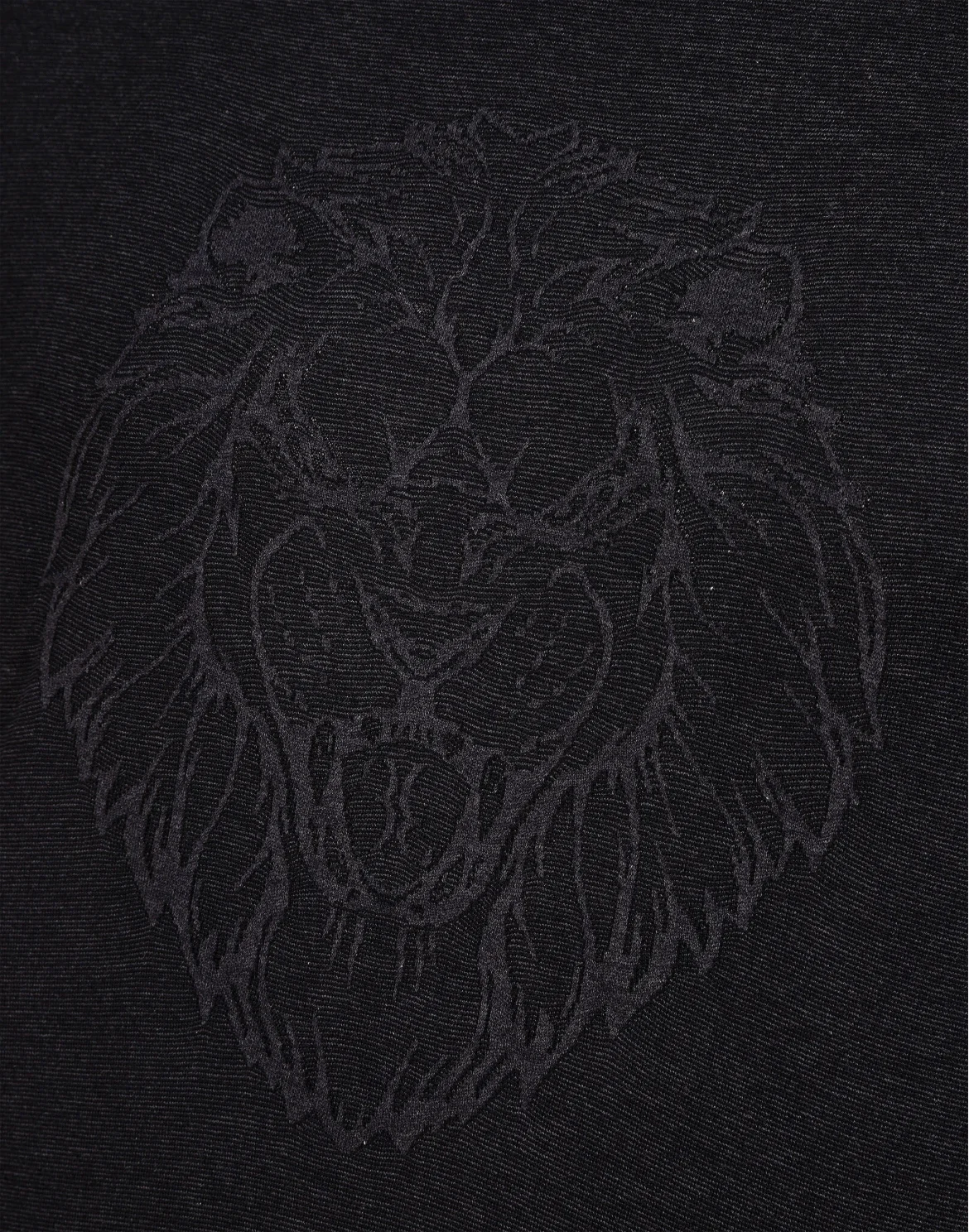 T-shirt Round Neck SS Lion, цвет: Черный