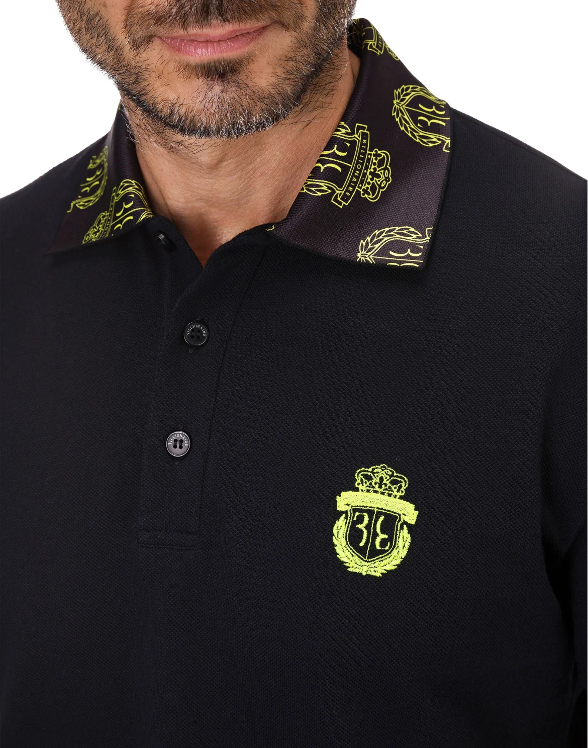 Polo shirt SS Crest, цвет: Черный