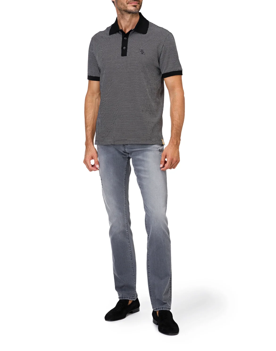 Polo shirt SS Double B, цвет: Черный