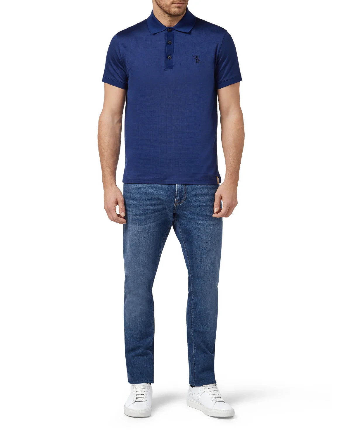 Polo shirt SS Double B, цвет: Синий