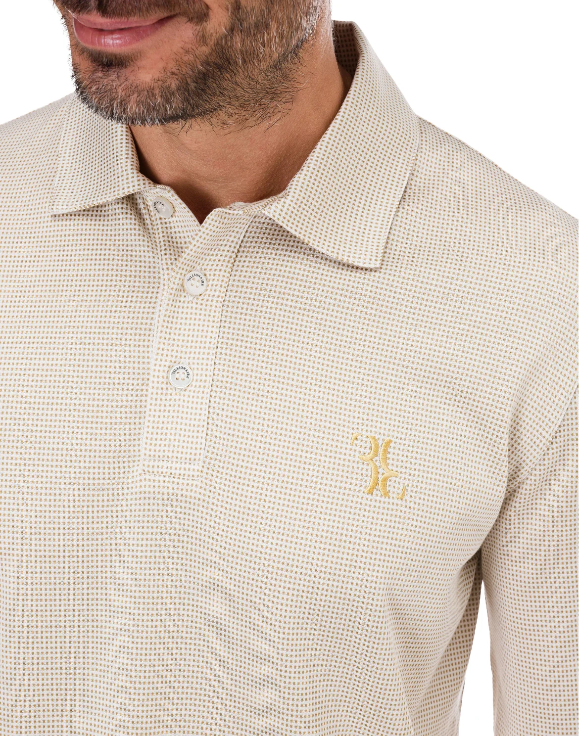 Polo shirt LS Double B, цвет: Белый