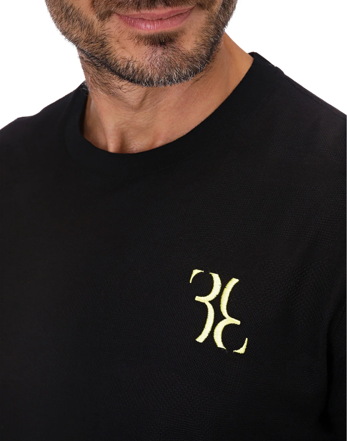 T-shirt Round Neck SS Statement, цвет: Черный