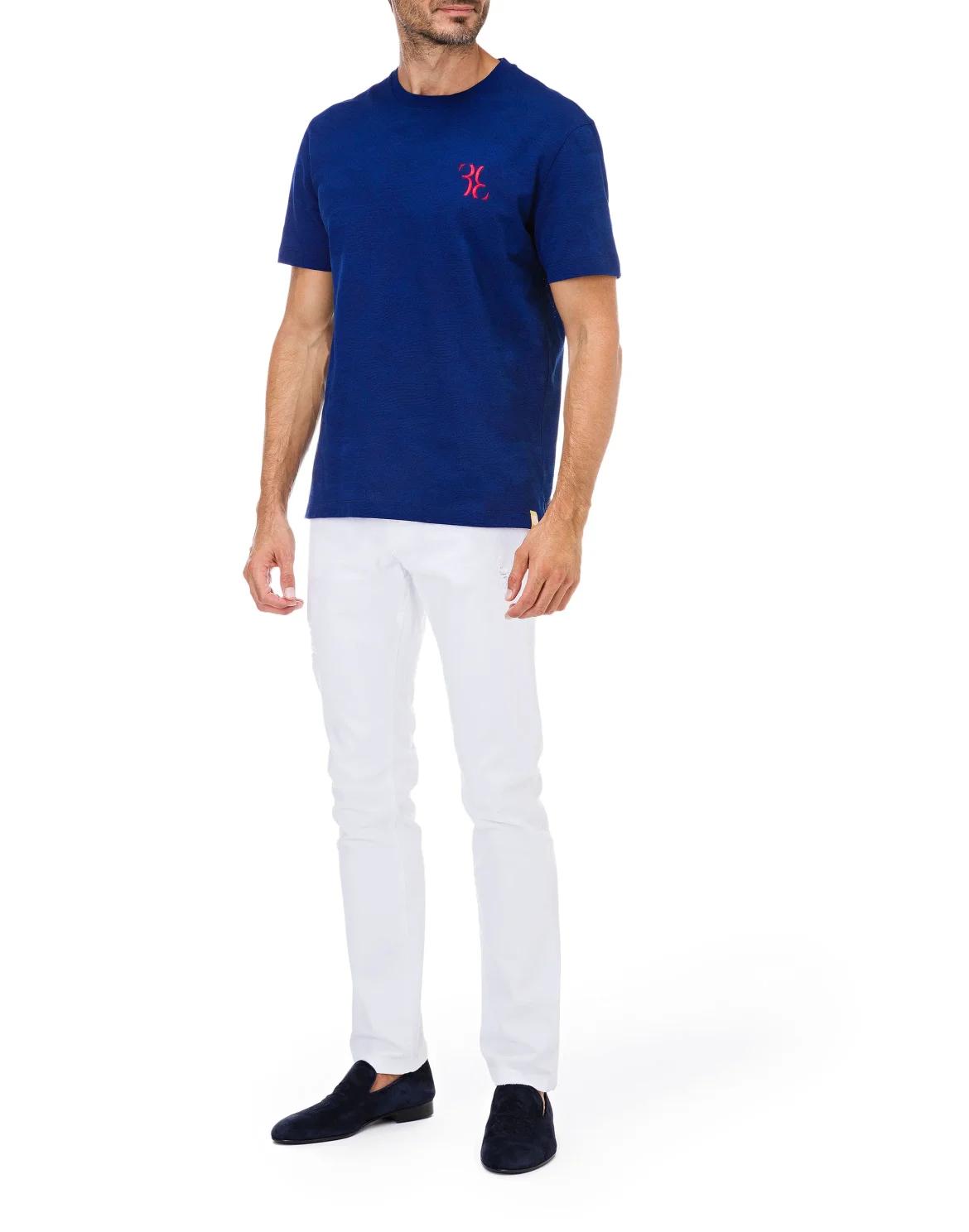 T-shirt Round Neck SS Statement, цвет: Синий