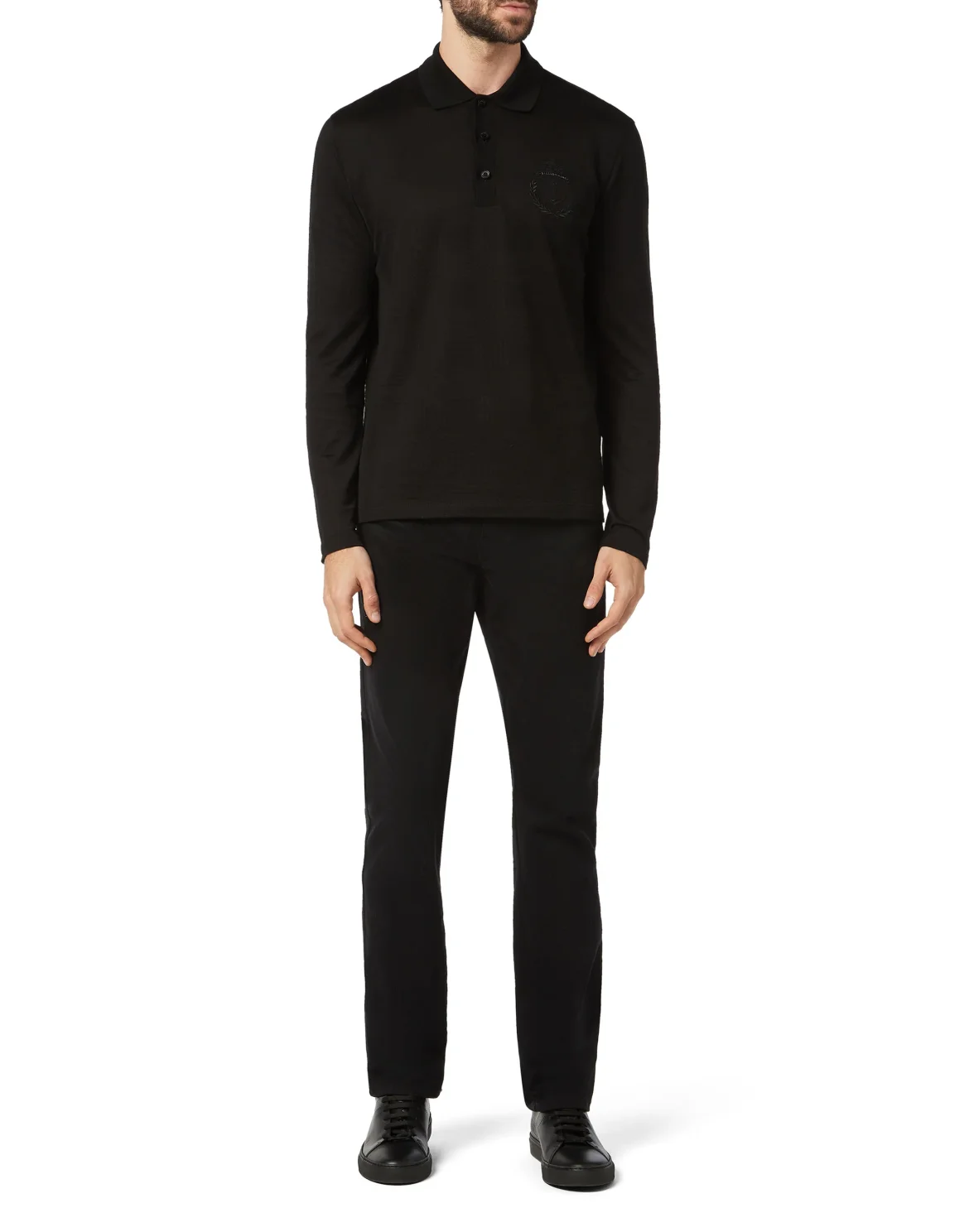 Polo shirt LS Members only, цвет: Черный