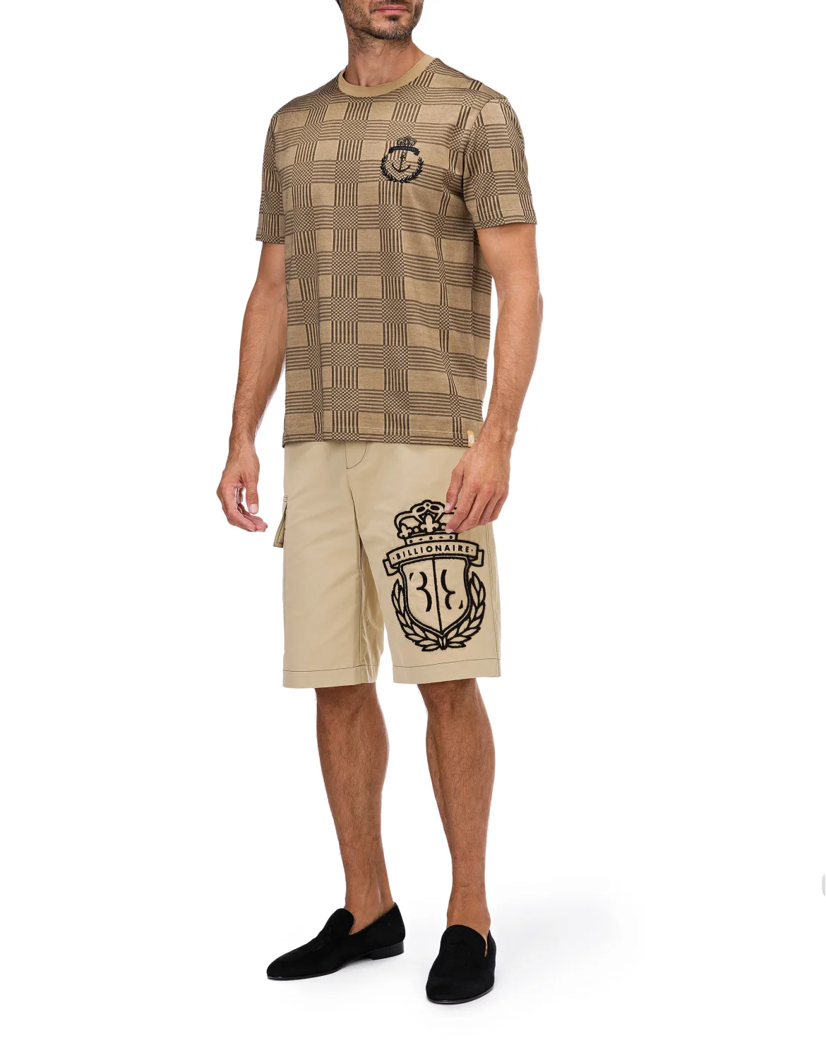 T-shirt Round Neck SS Members only, цвет: Бежевый