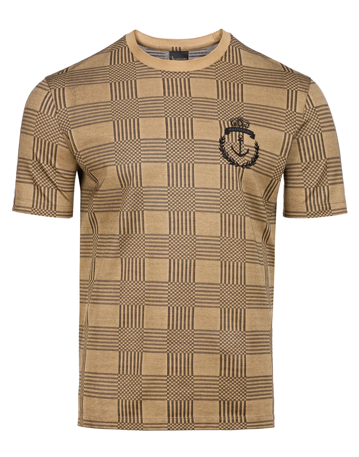 T-shirt Round Neck SS Members only, цвет: Бежевый