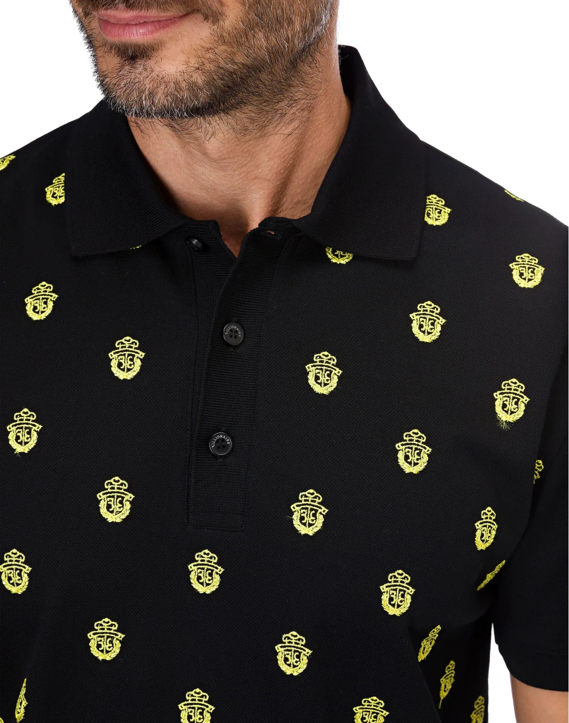 Polo shirt SS Crest, цвет: Черный