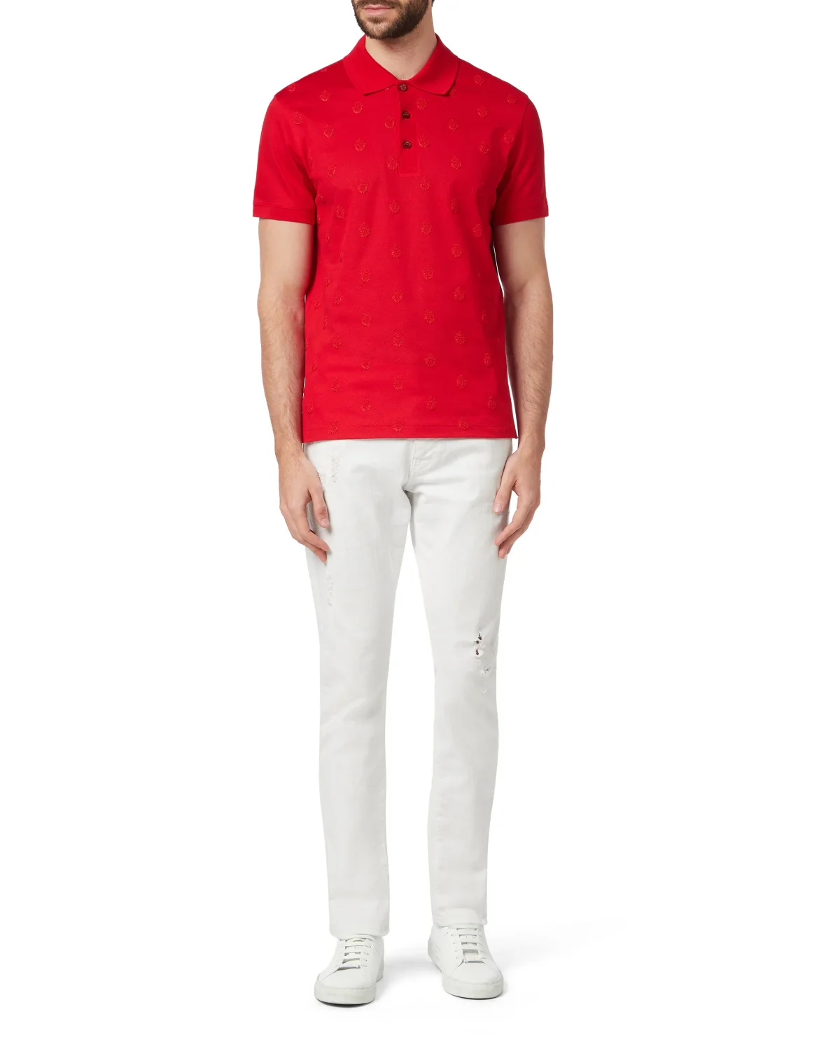 Polo shirt SS Crest, цвет: Красный