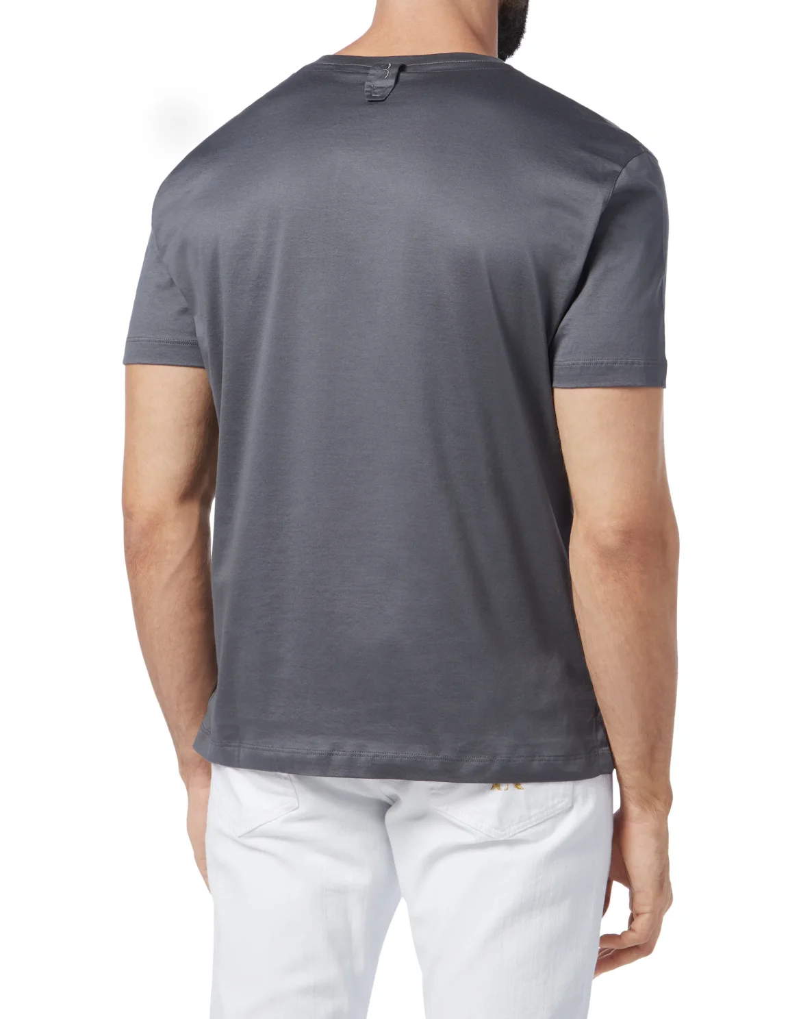 T-shirt V-Neck SS Crest, цвет: Серый