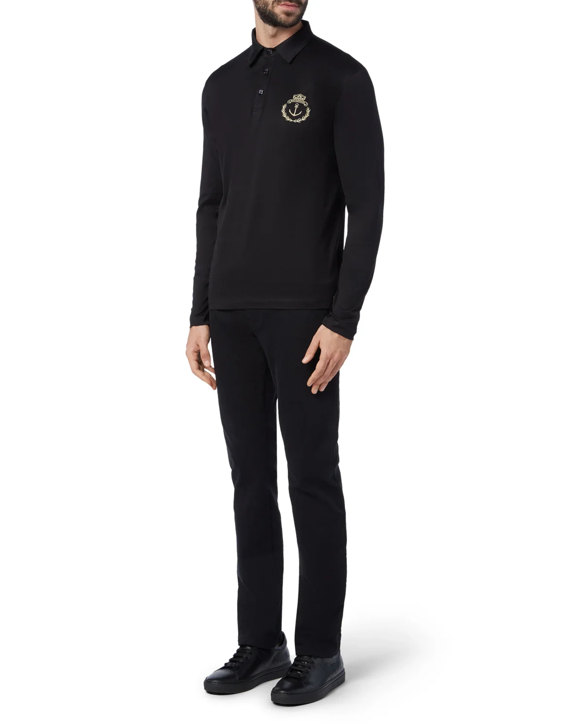 Polo shirt LS Members only, цвет: Черный