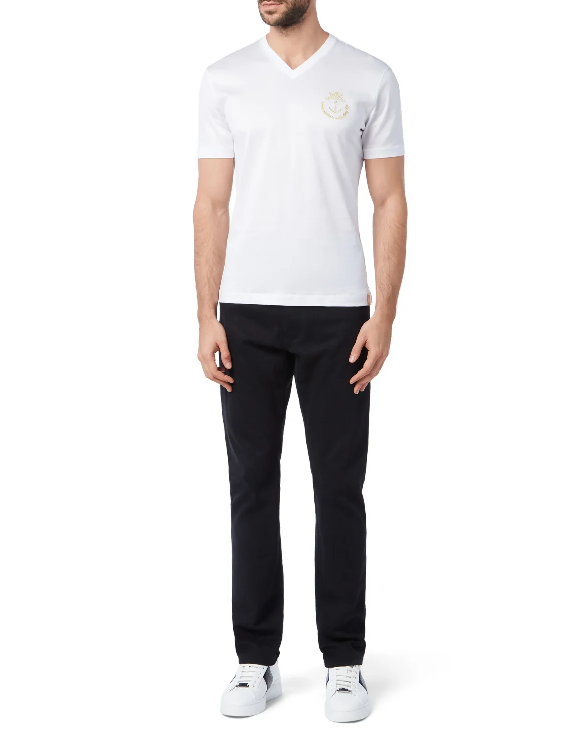 T-shirt V-Neck SS Members only, цвет: Белый