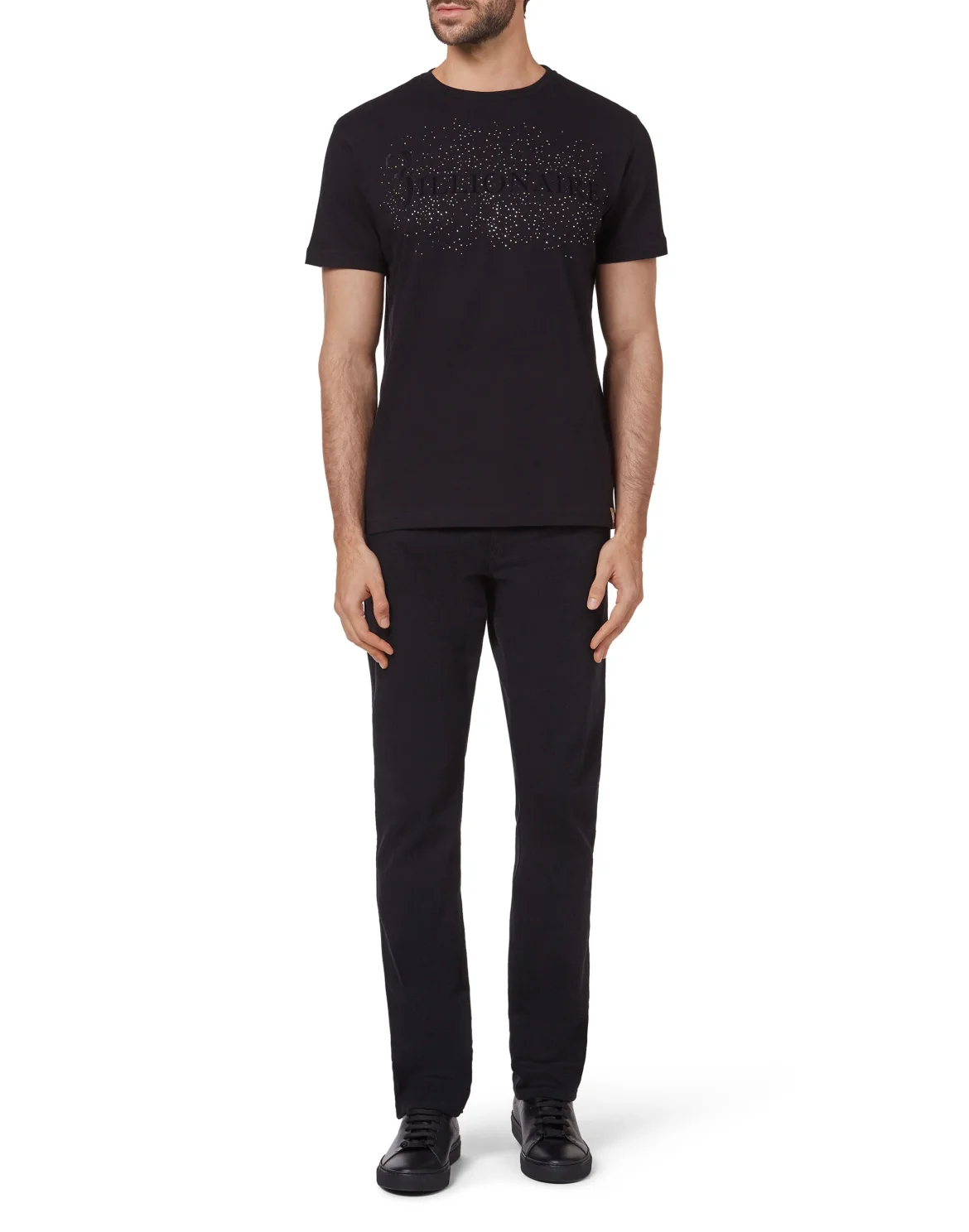 T-shirt Round Neck SS Statement, цвет: Черный