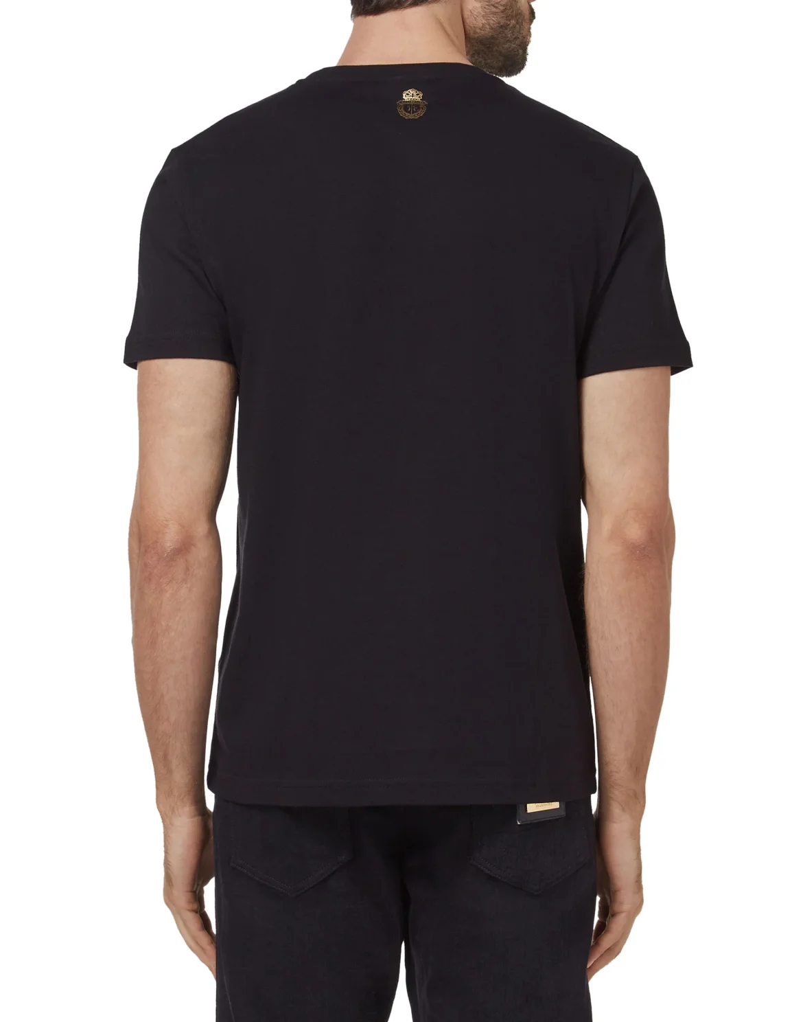 T-shirt Round Neck SS Statement, цвет: Черный