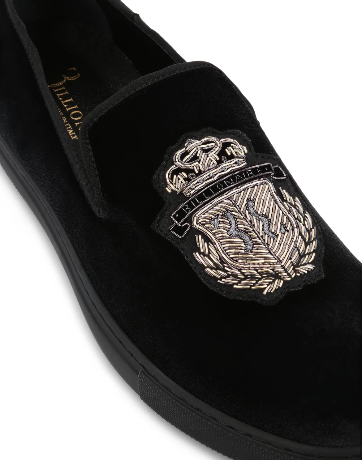 Slip On Crest, цвет: Черный