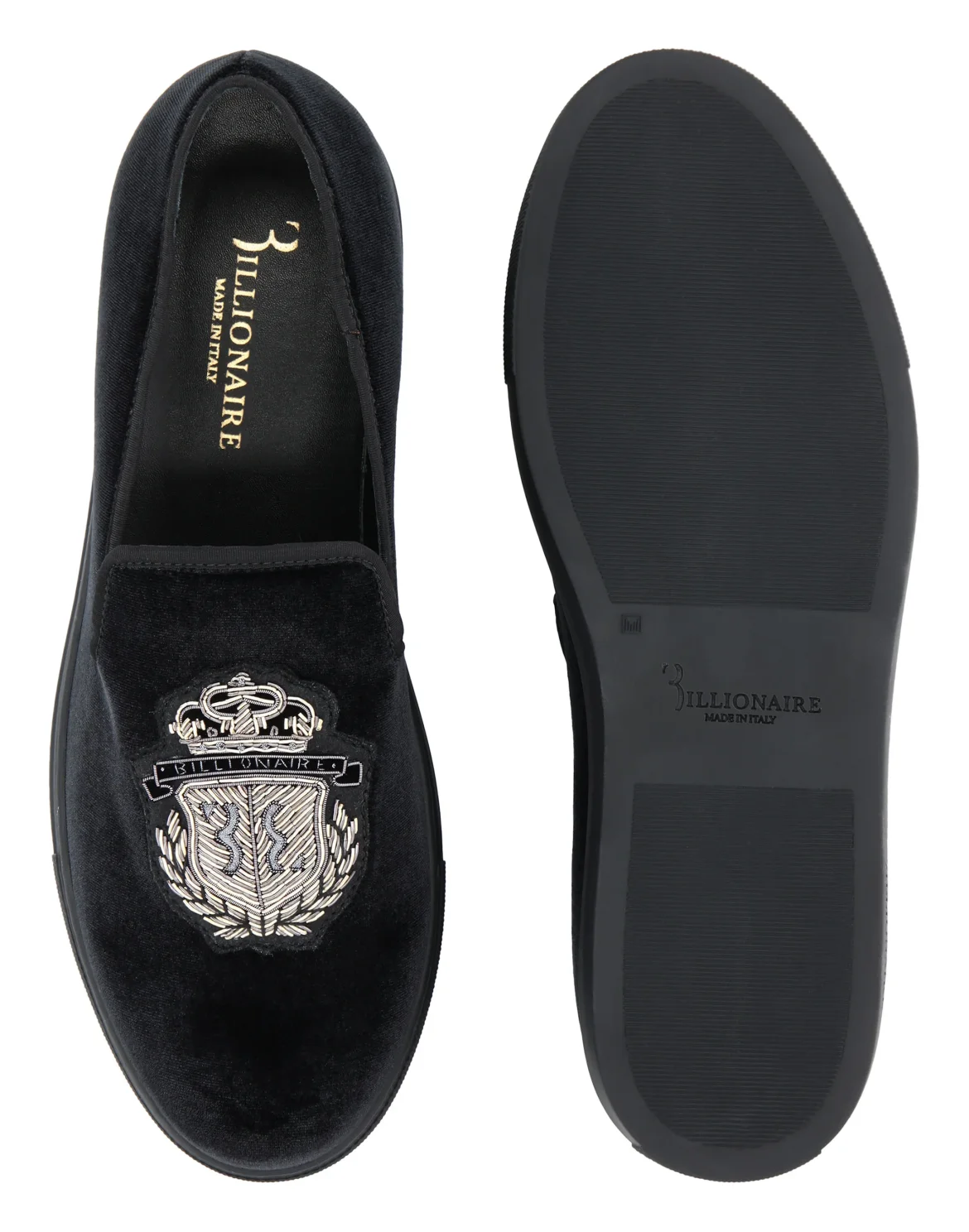 Slip On Crest, цвет: Черный
