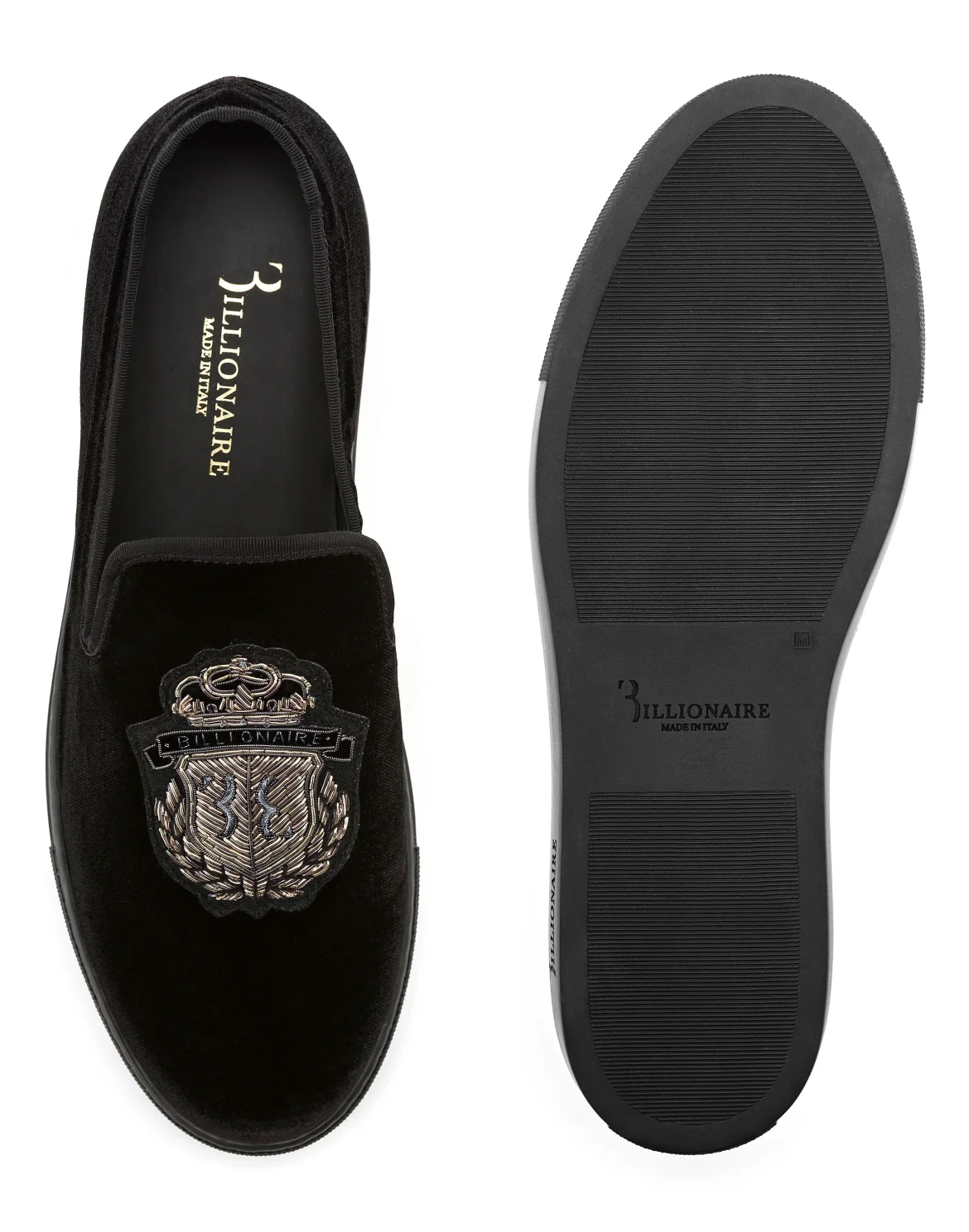 Slip On Crest, цвет: Черный