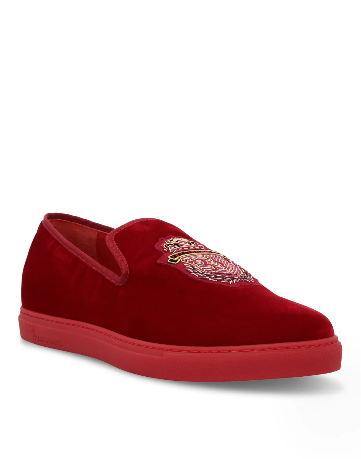 Slip On Crest, цвет: Красный