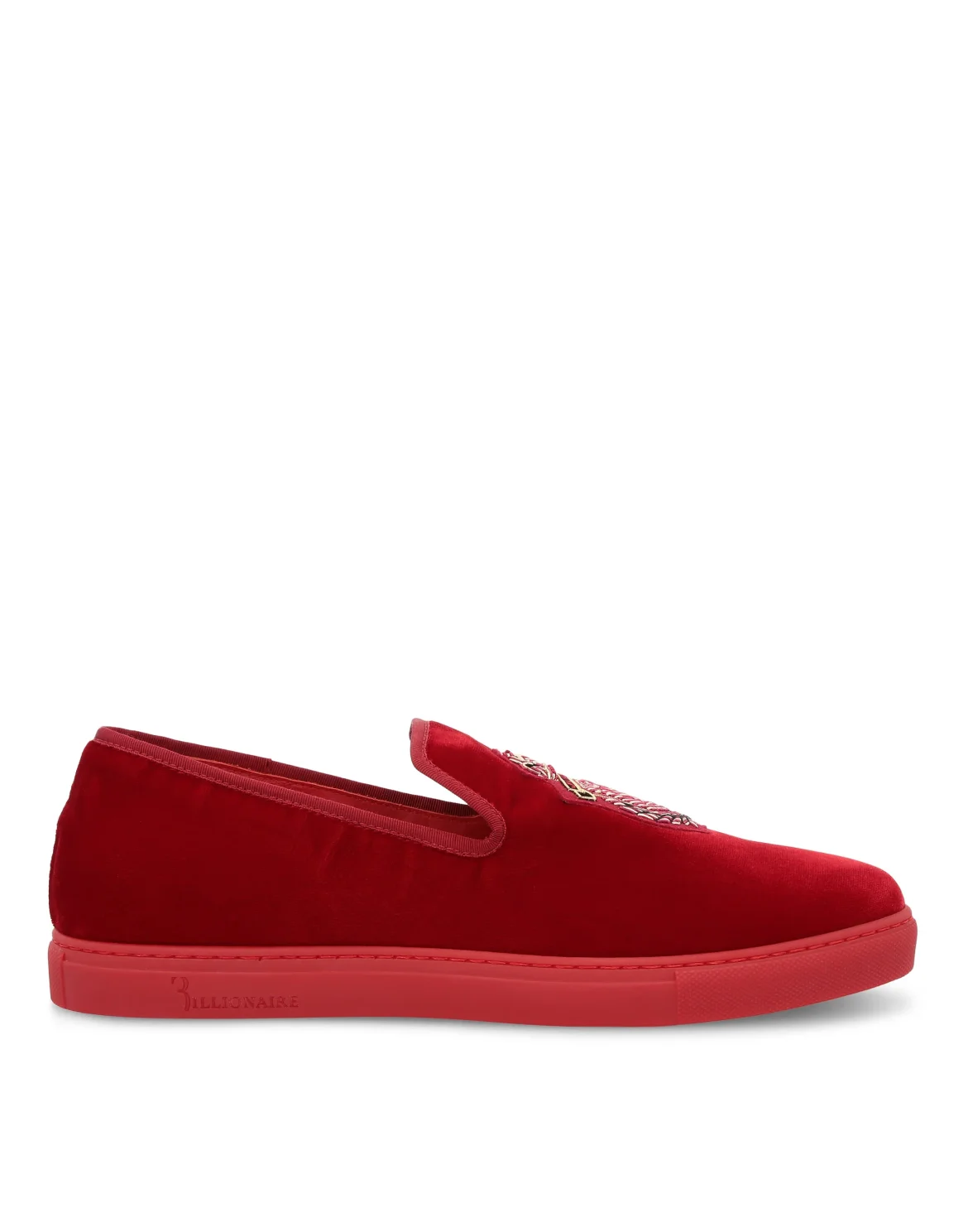 Slip On Crest, цвет: Красный