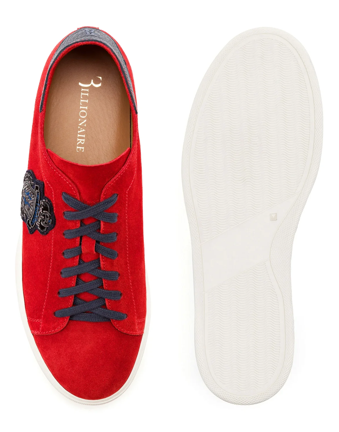 Lo-Top Sneakers Crest, цвет: Красный