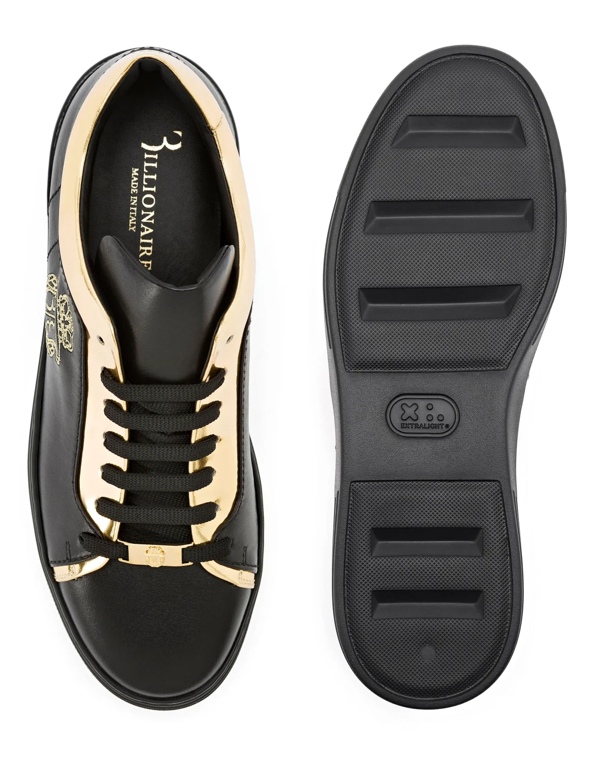Lo-Top Sneakers Crest, цвет: Золотой