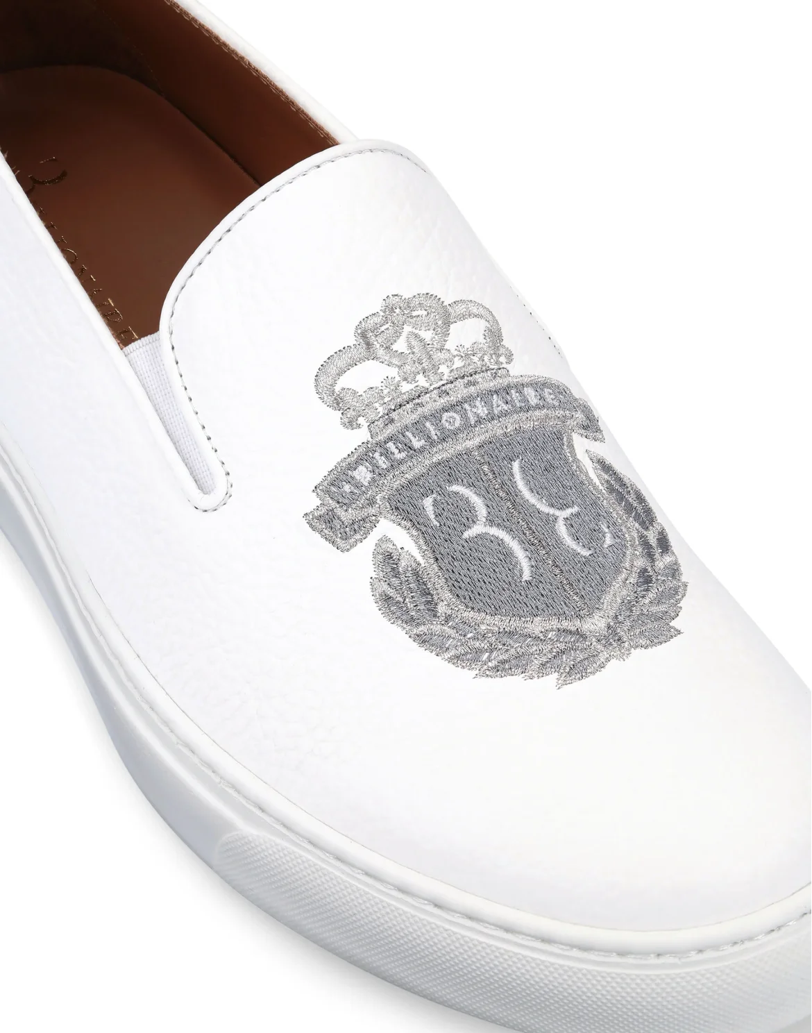 Slip On Crest, цвет: Белый