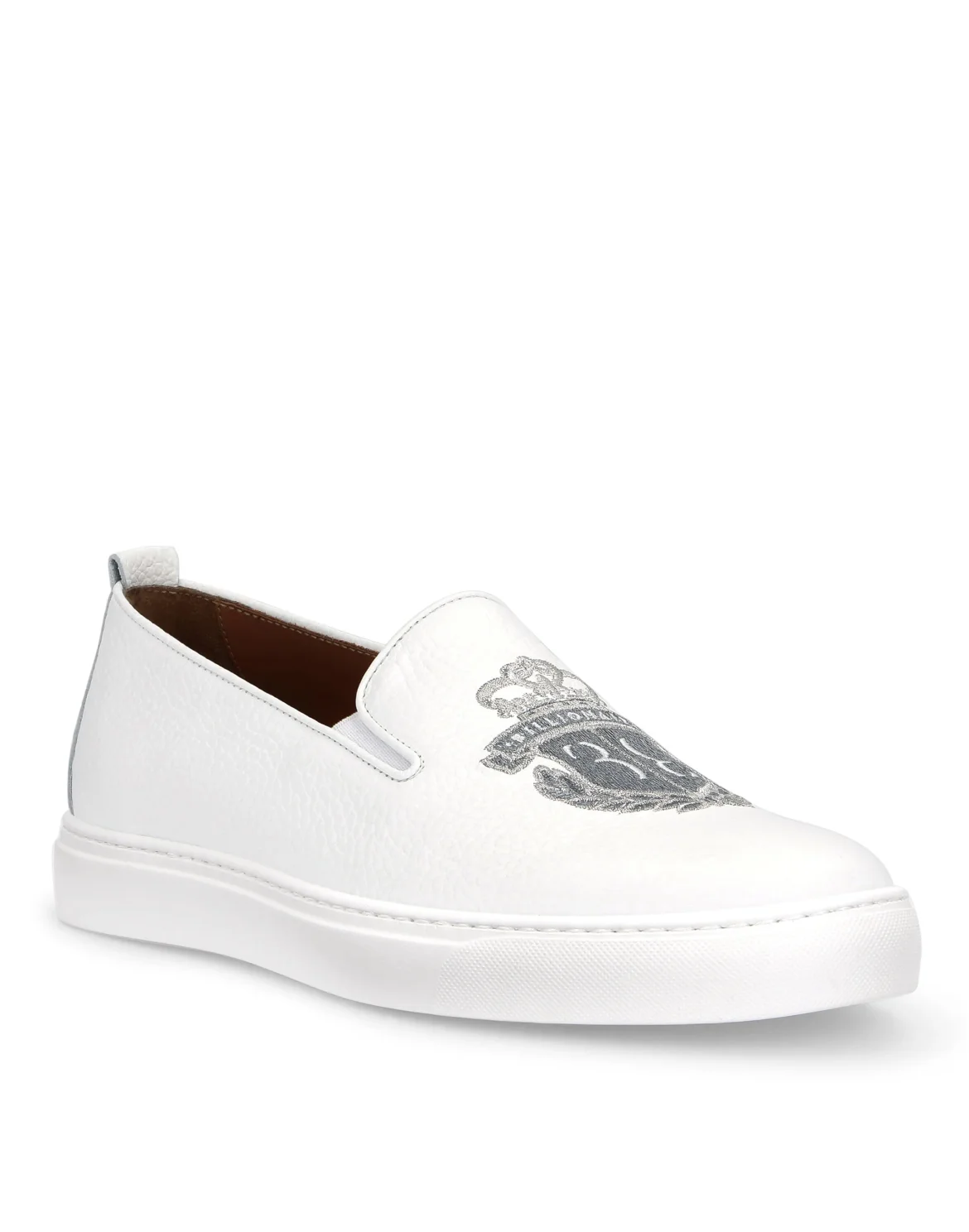Slip On Crest, цвет: Белый