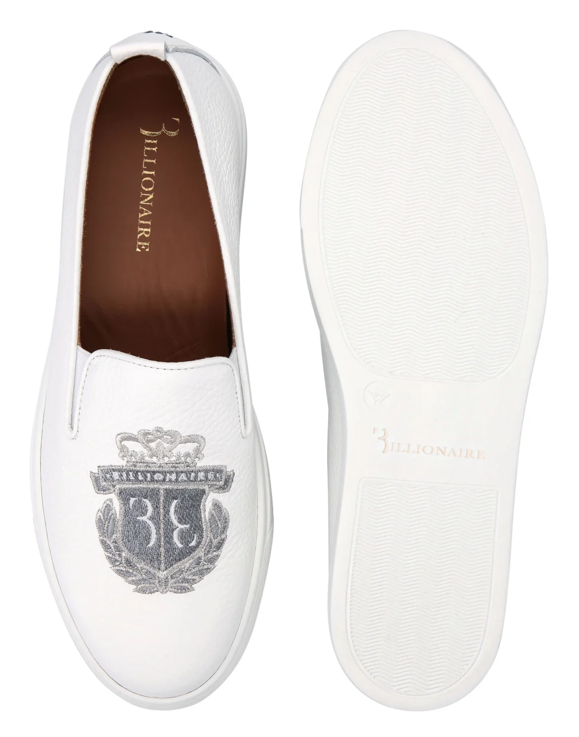 Slip On Crest, цвет: Белый