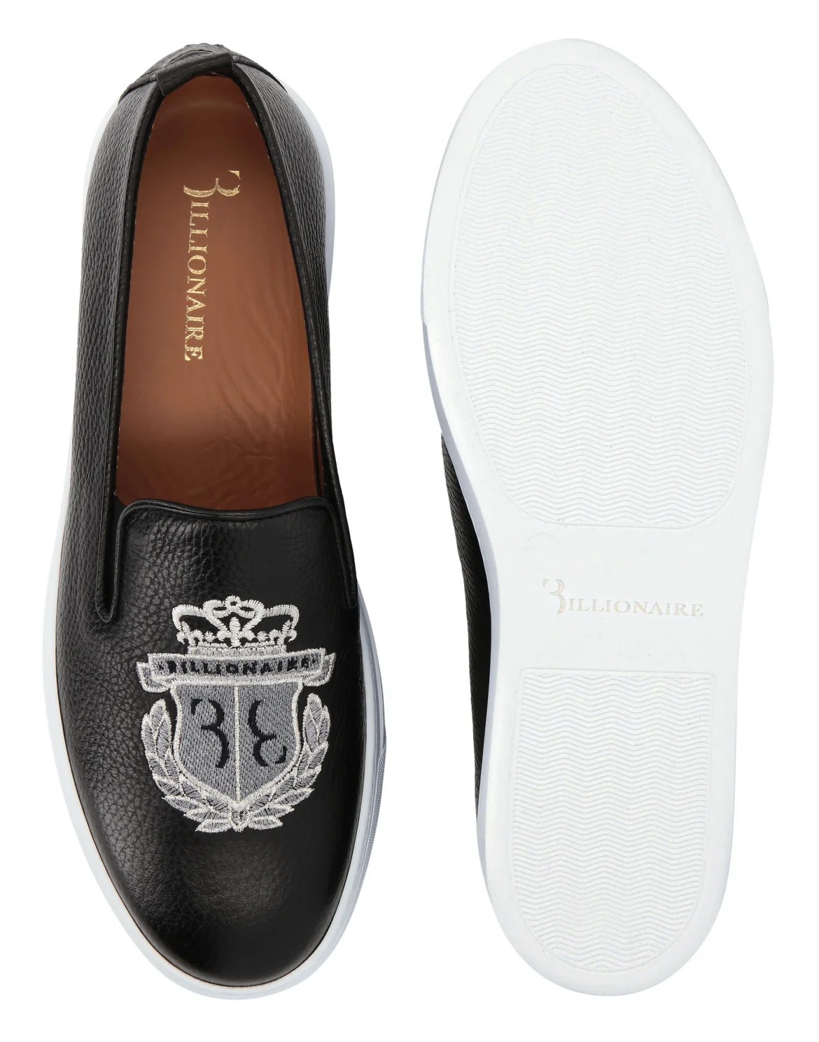 Slip On Crest, цвет: Черный
