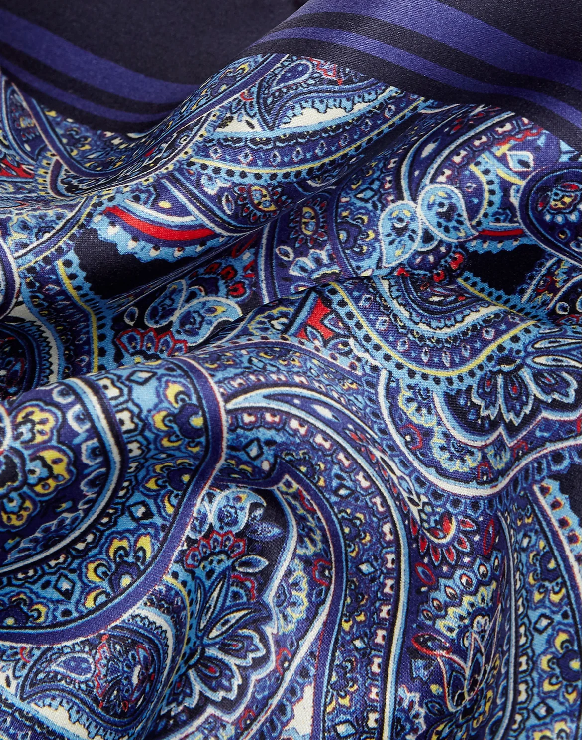 Foulard Paisley, цвет: Синий