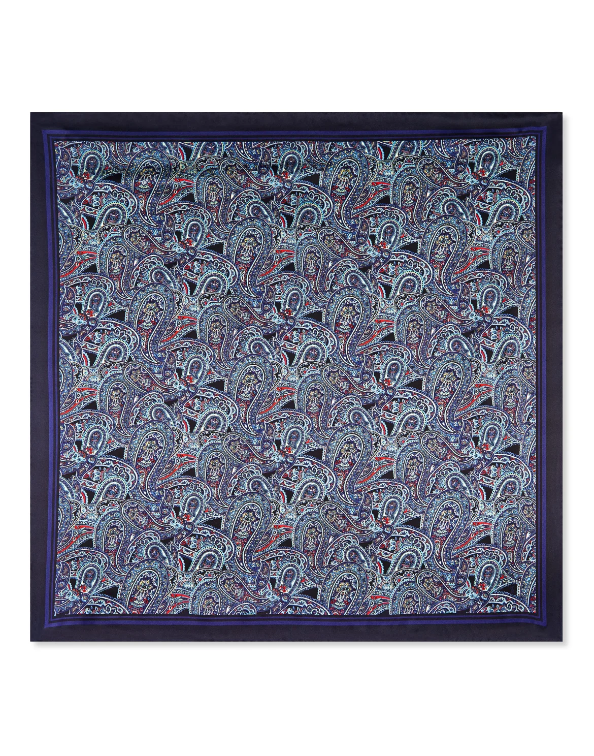 Foulard Paisley, цвет: Синий