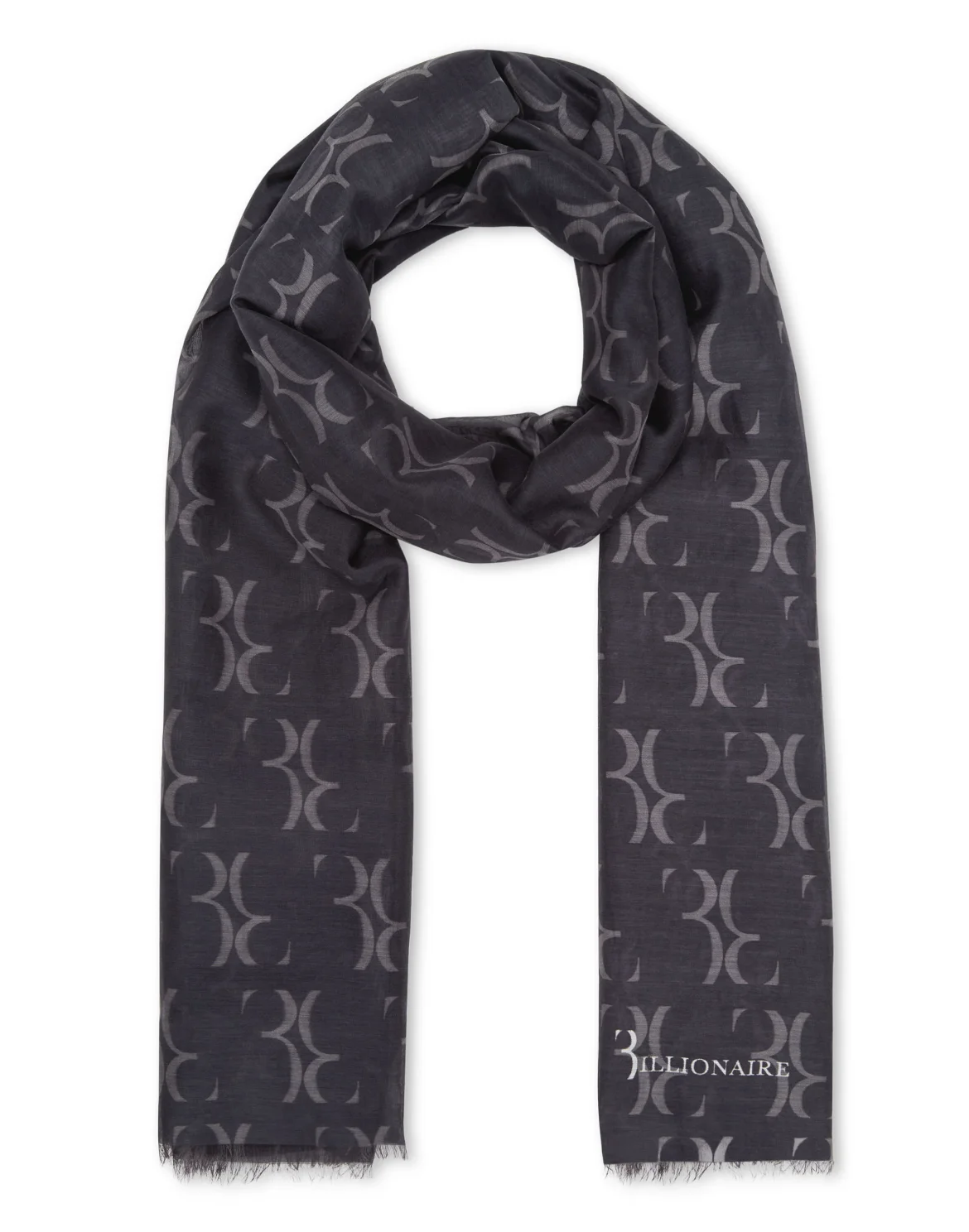 Long Scarf All over BB, цвет: Черный