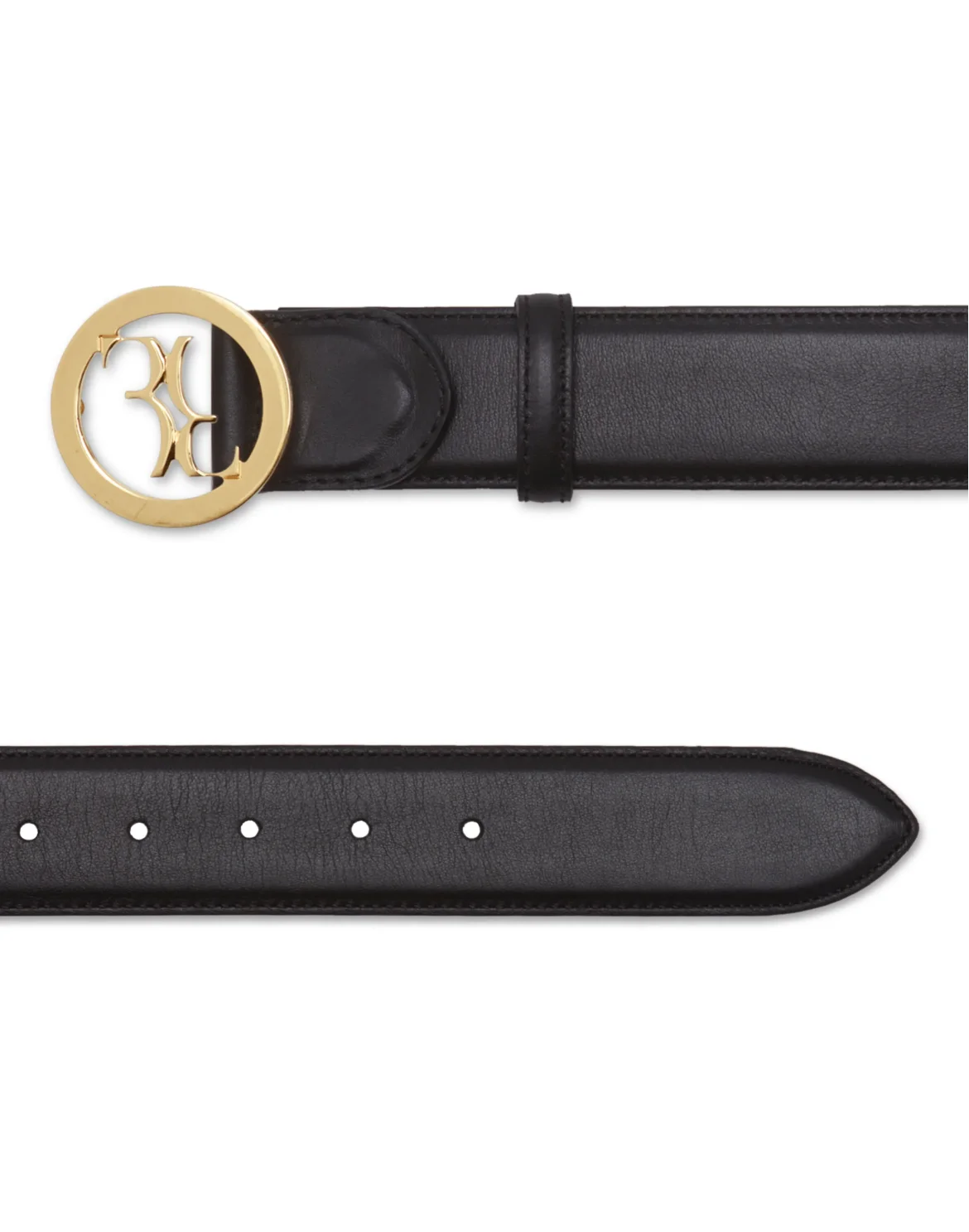 Belt Double B, цвет: Черный