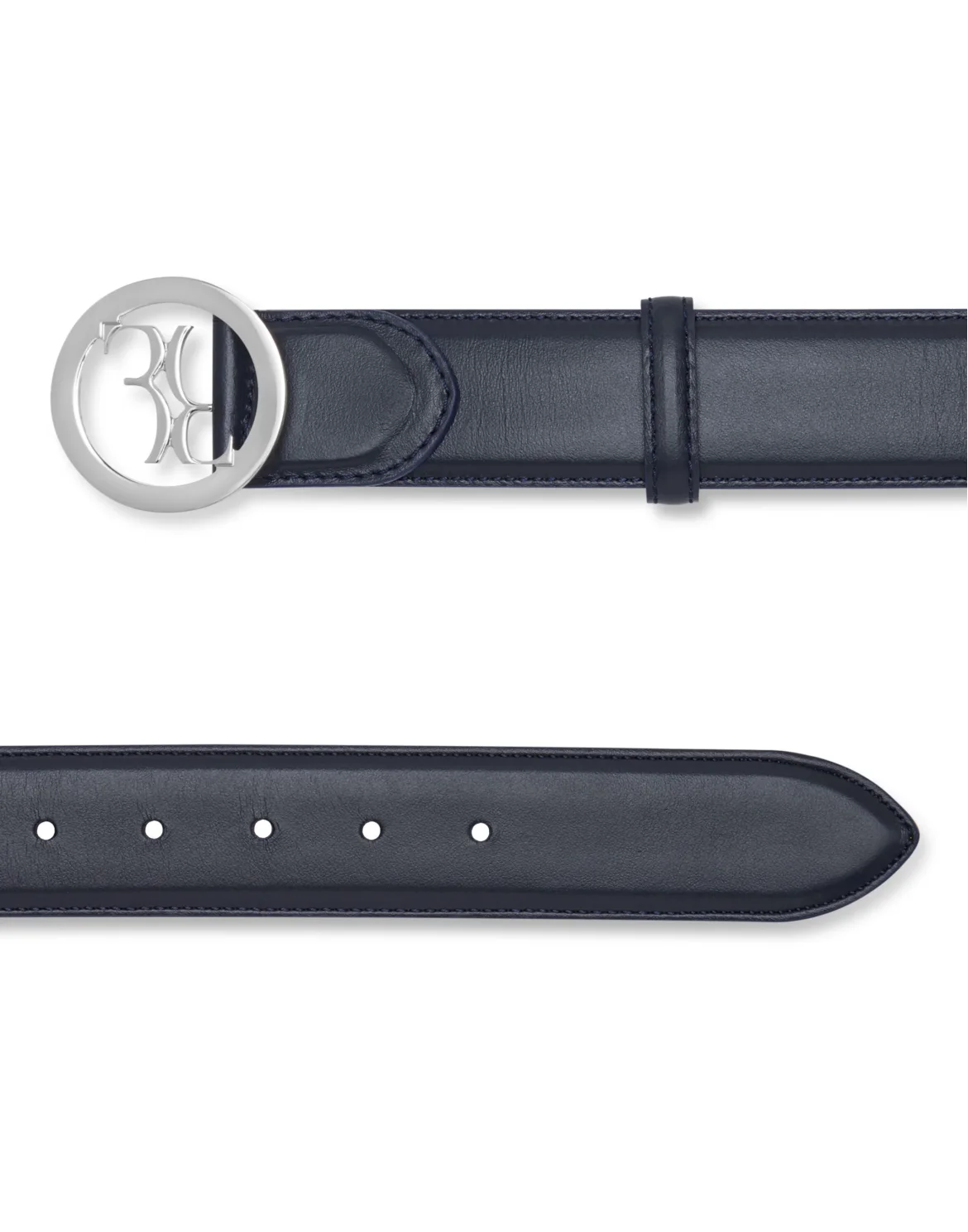 Belt Double B, цвет: Синий