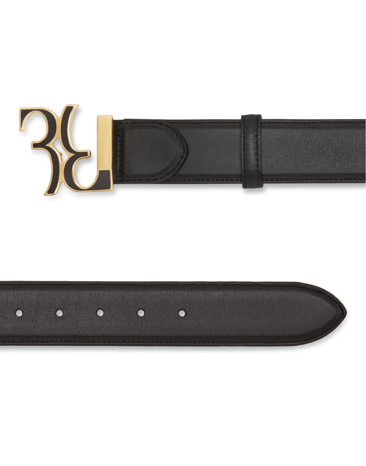Belt Double B, цвет: Черный