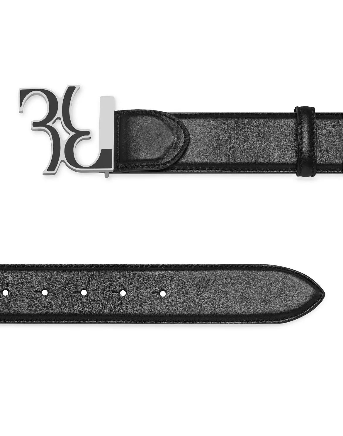 Belt Double B, цвет: Черный
