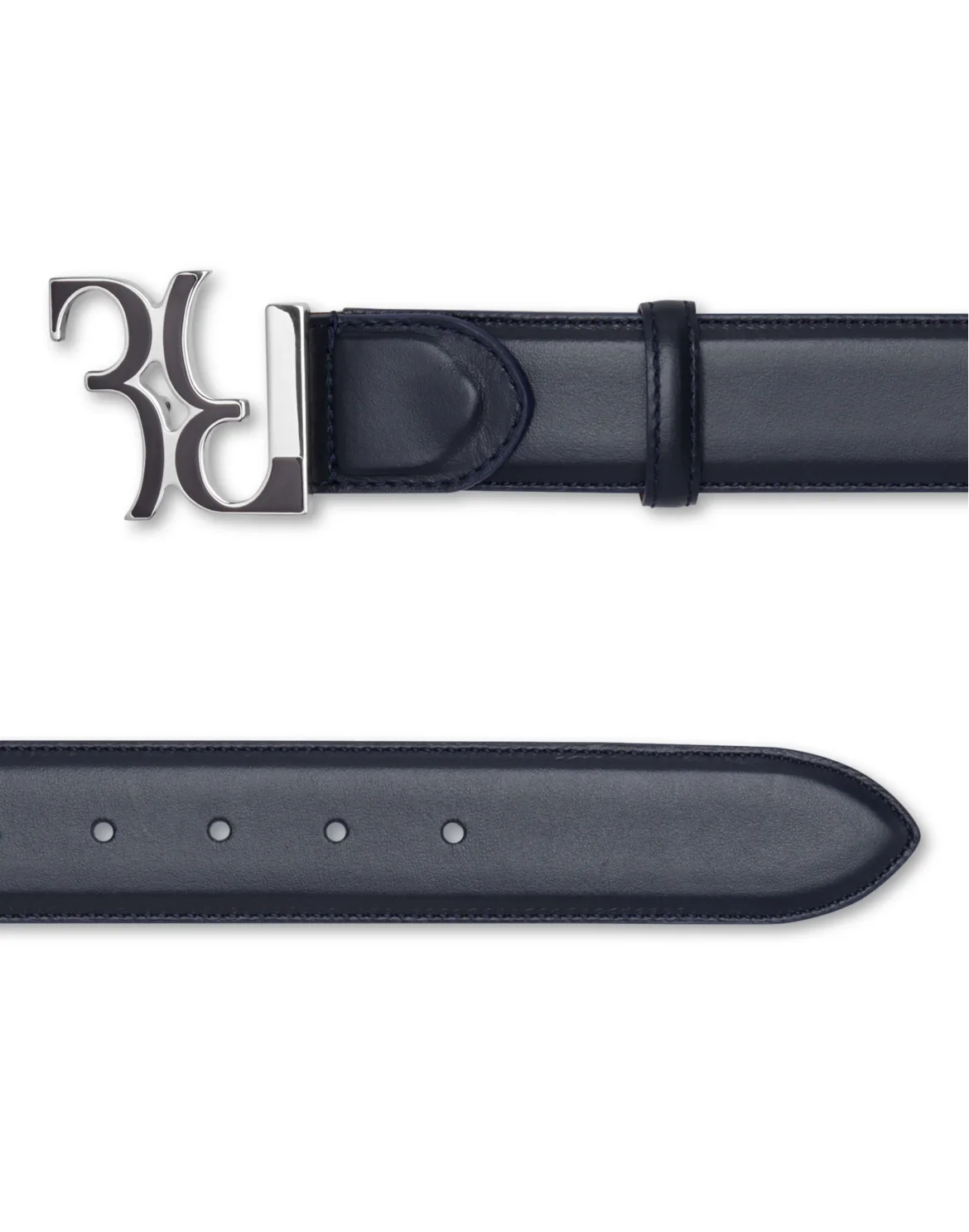 Belt Double B, цвет: Синий