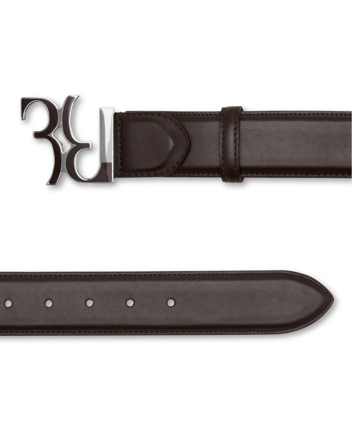 Belt Double B, цвет: Коричневый
