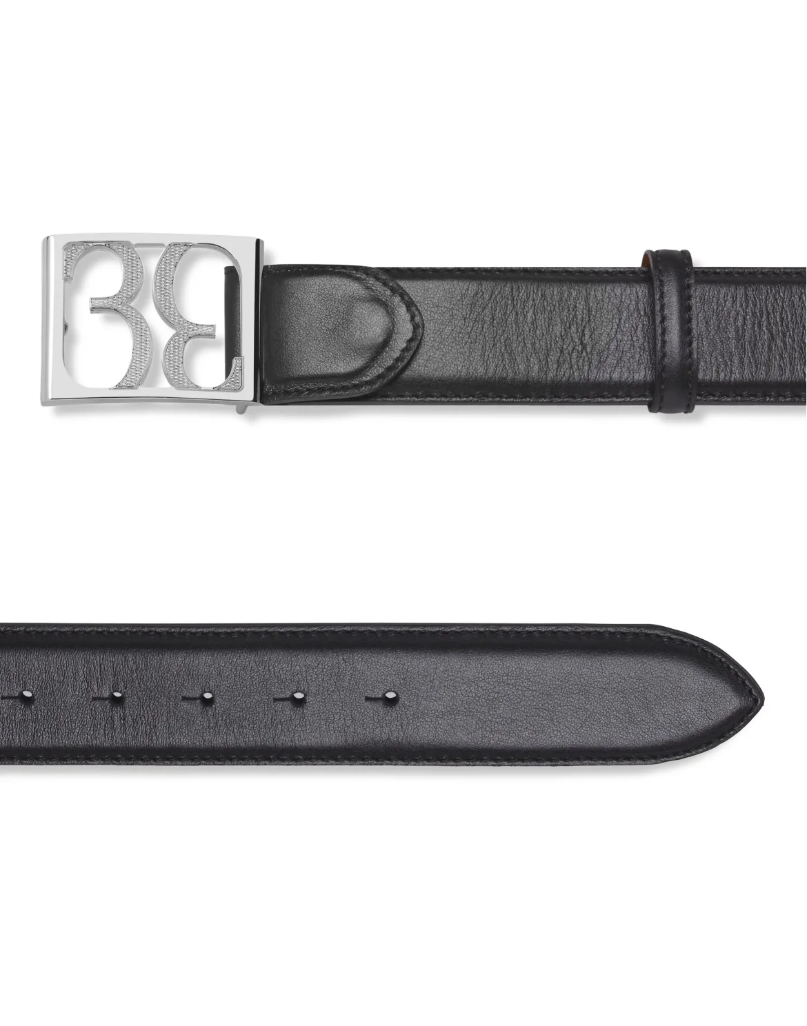 Belt Double B, цвет: Черный