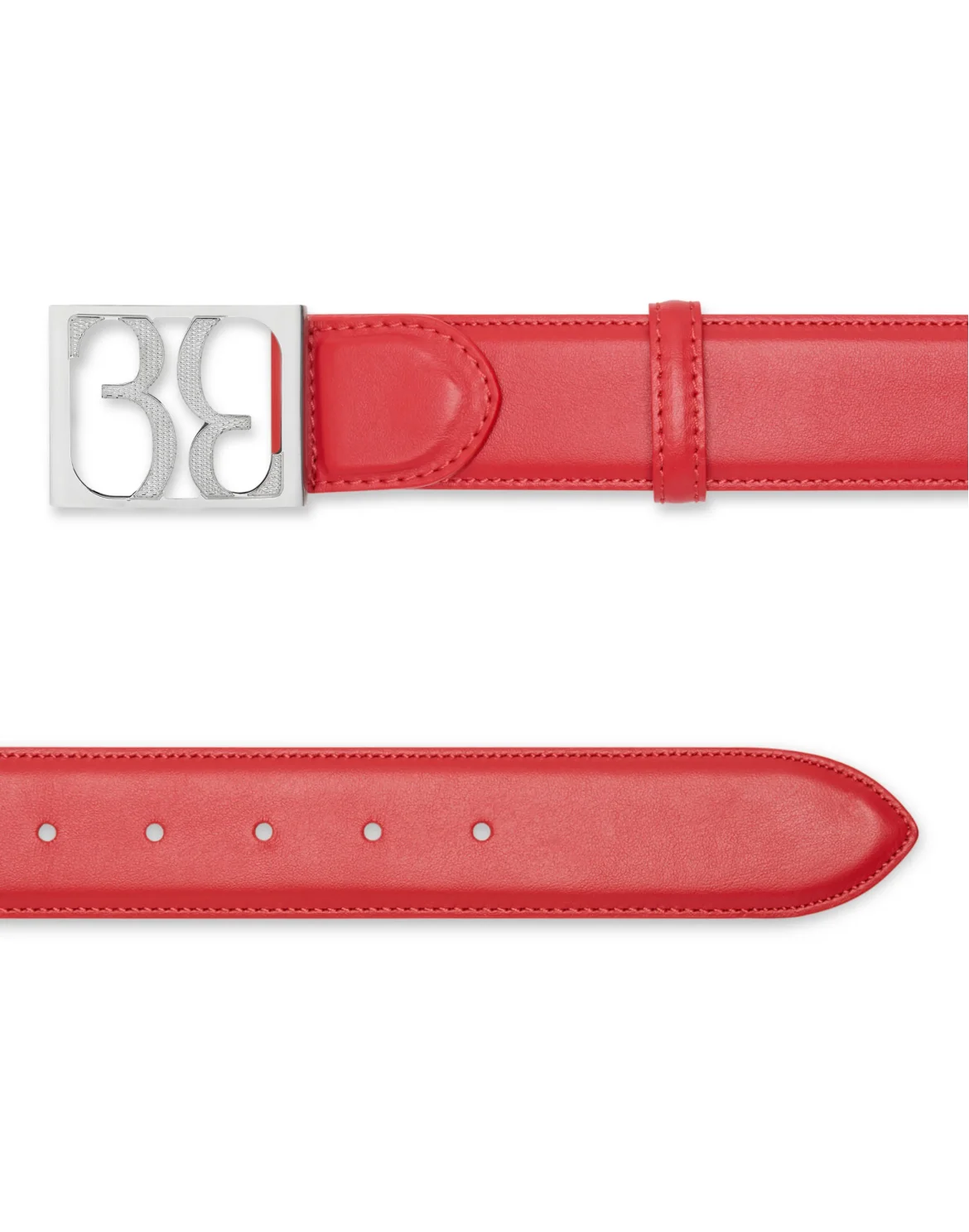 Belt Double B, цвет: Красный
