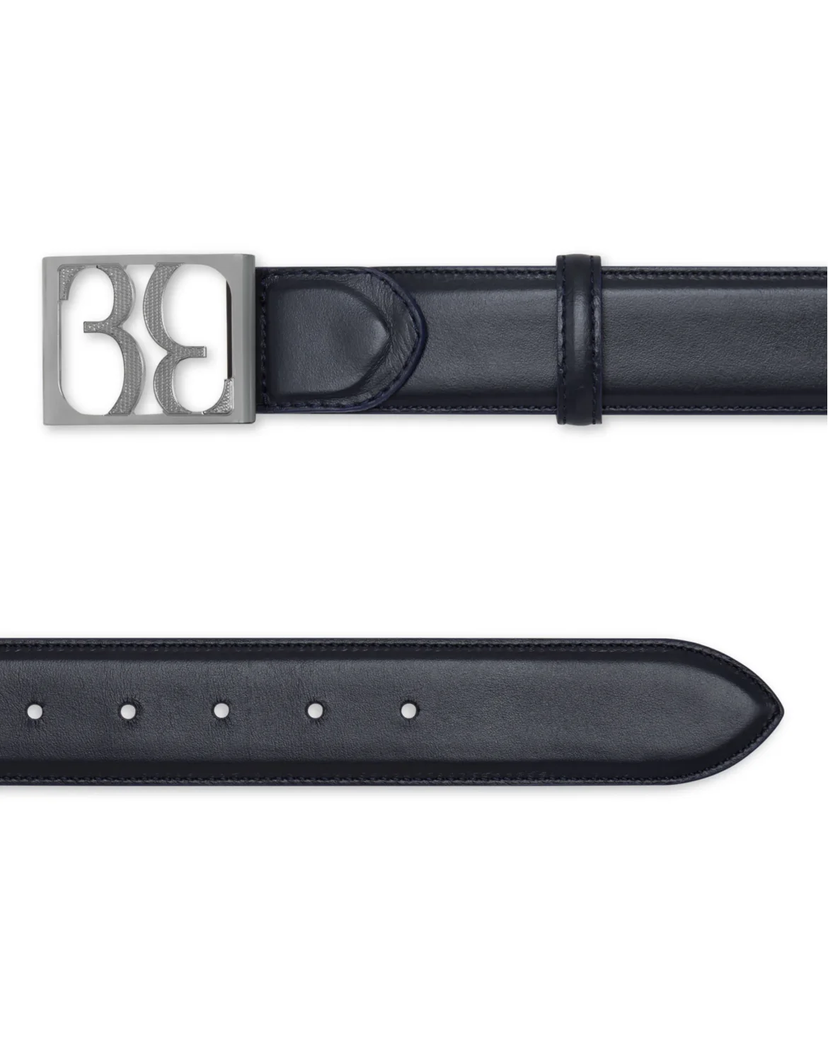 Belt Double B, цвет: Синий