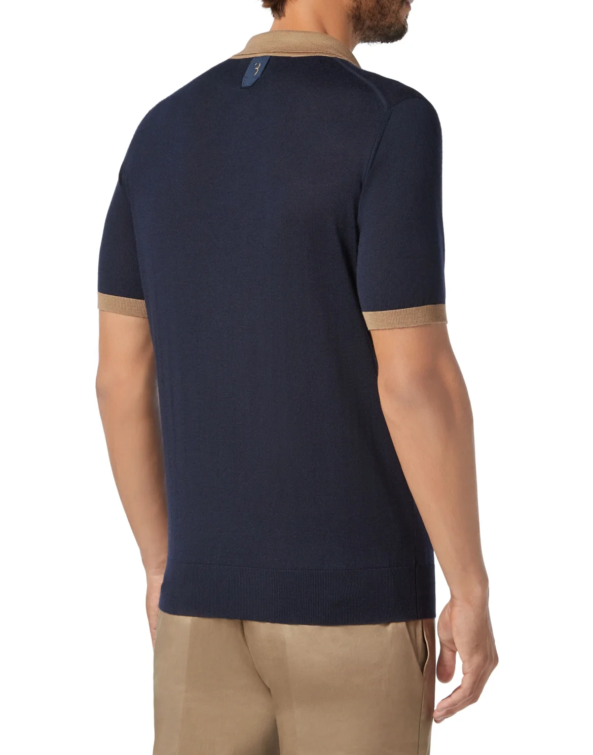 Pullover Polo-Neck SS Crest, цвет: Синий