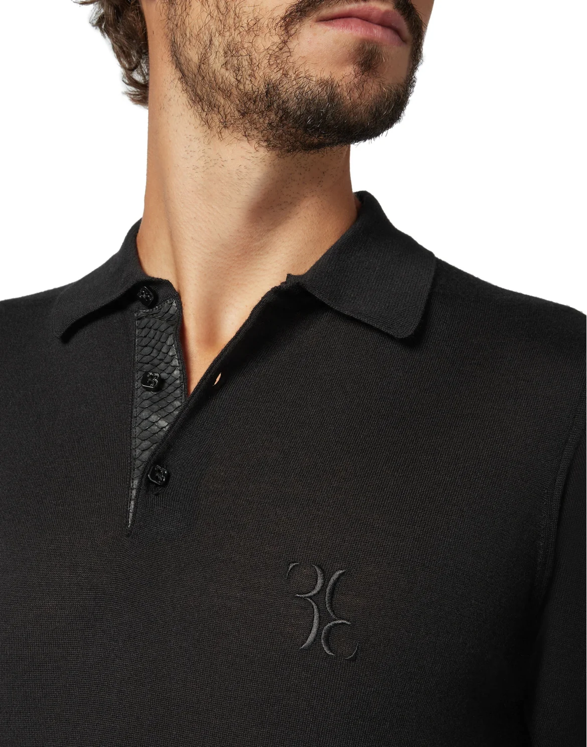 Pullover Polo-Neck SS Luxury, цвет: Черный