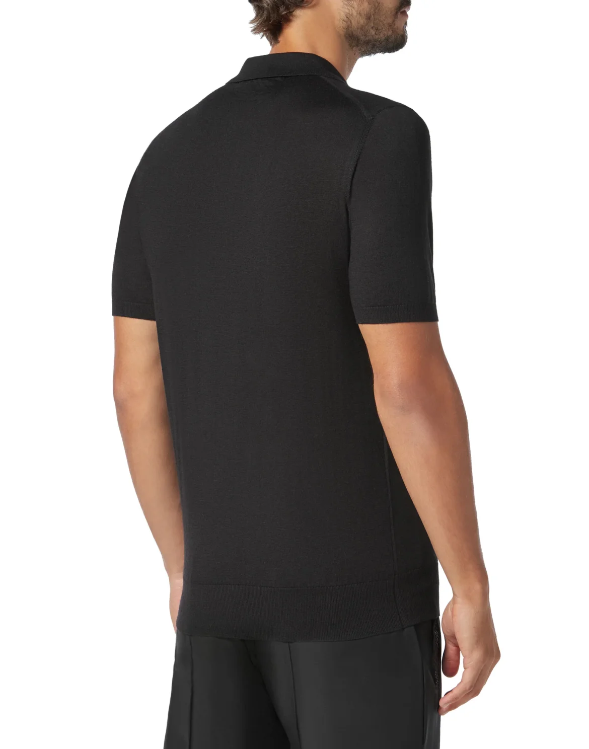 Pullover Polo-Neck SS Luxury, цвет: Черный