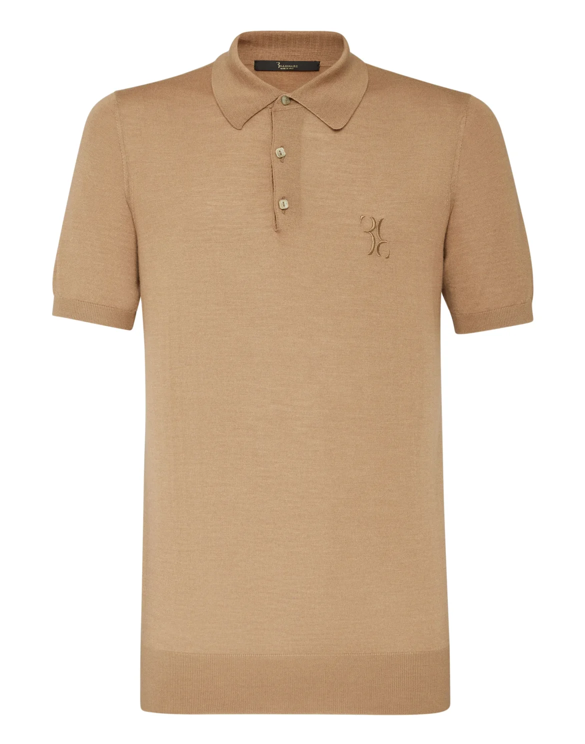 Pullover Polo-Neck SS Luxury, цвет: Бежевый
