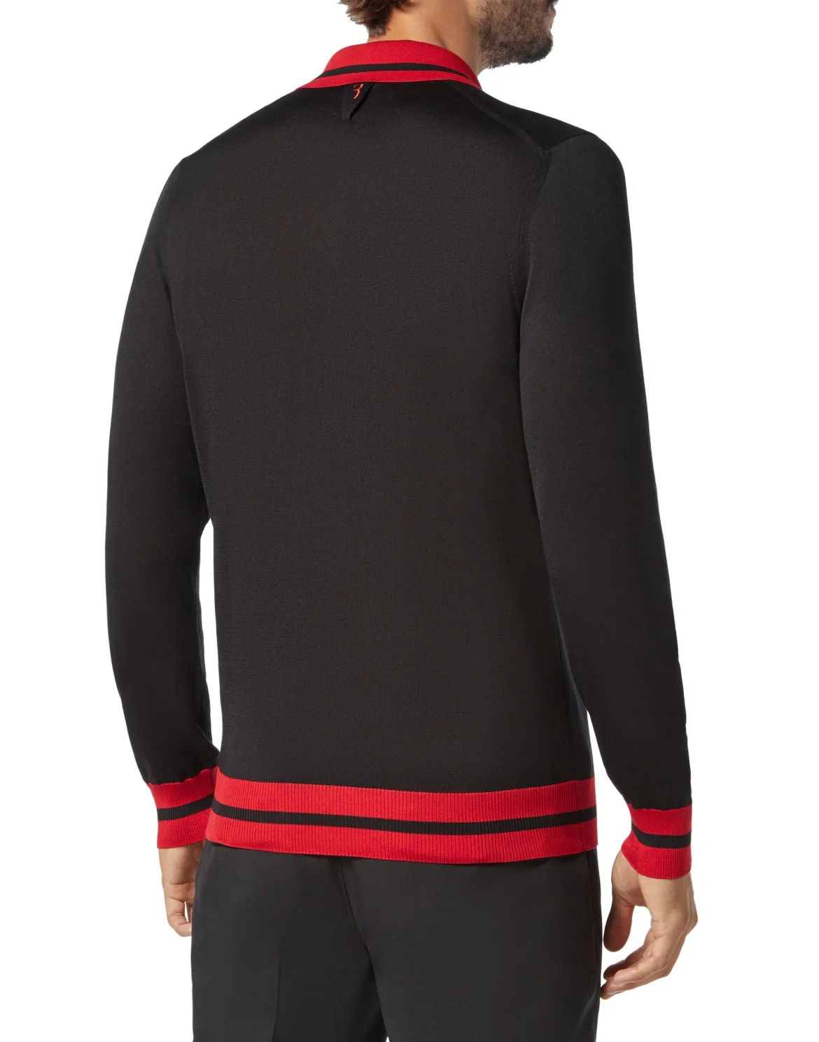 Pullover Polo-Neck LS Double B, цвет: Черный