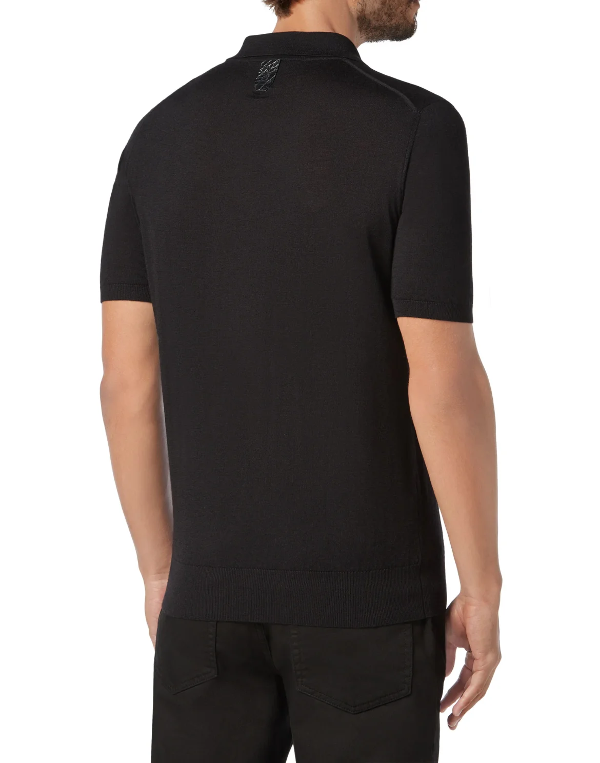 Pullover zip mock SS Luxury, цвет: Черный