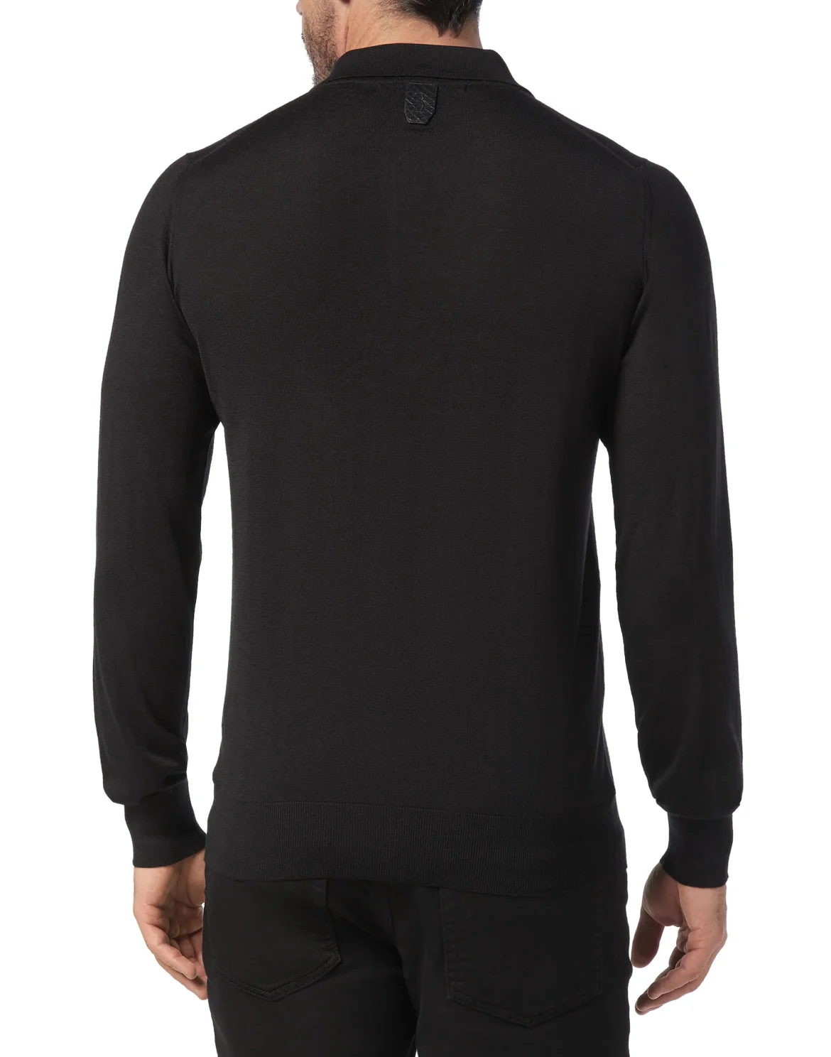 Pullover zip mock LS Luxury, цвет: Черный