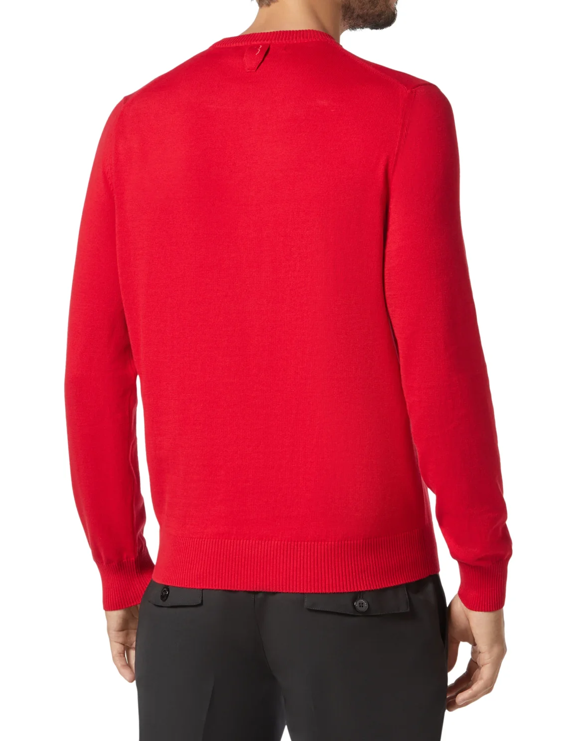 Pullover Round Neck LS Lion, цвет: Красный