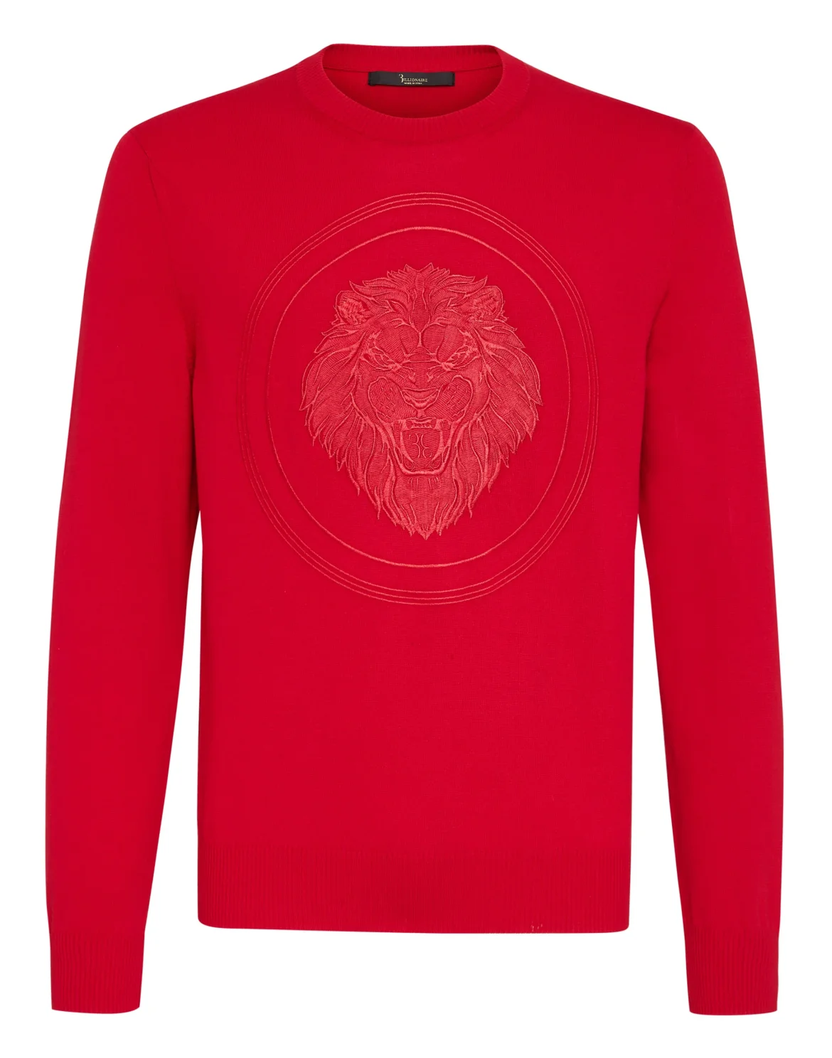 Pullover Round Neck LS Lion, цвет: Красный